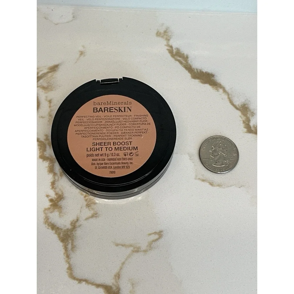 bareMinerals BARESKIN Perfecting Veil Powder‎ SHEER BOOST Light to Medium .3 oz